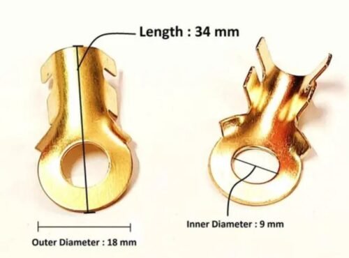 Battery Thimble Connector Copper Open type (20 Pcs) - Image 2