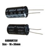 6800uf 25v Capacitor Topmay